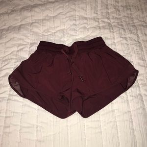 RESERVED Maroon Lululemon Shorts
